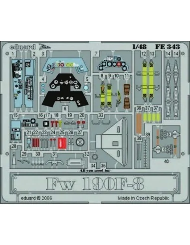 [NO_DESC] Fw 190F-8 Für Tamiya Bausatz, 1/48 - Eduard Accessories F...