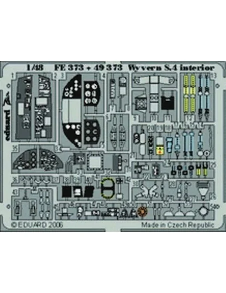 Wyvern S.4 interior Für Trumpeter-Bausatz, 1/48 - Eduard Accessorie...
