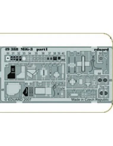 MiG-3 für Trumpeter Bausatz, 1/48 - Eduard Accessories FE388