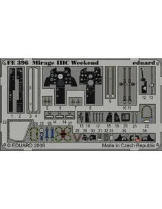 Mirage IIIC Weekend für Eduard Bausatz, 1/48 - Eduard Accessories F...