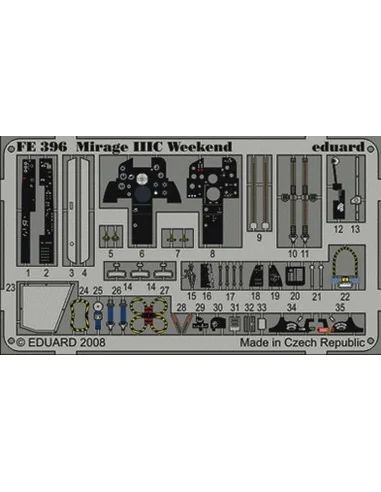 Mirage IIIC Weekend für Eduard Bausatz, 1/48 - Eduard Accessories F...