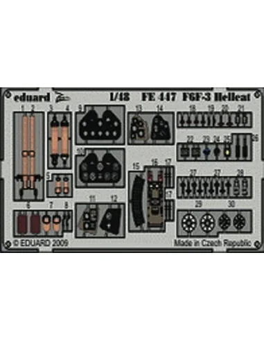 [NO_DESC] F6F-3 WEEKEND für Eduard Bausatz, 1/48 - Eduard Accessori...