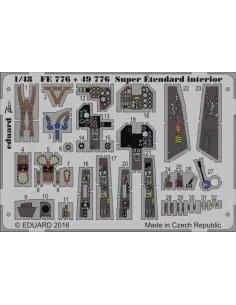 Super Etendard interior for Kinetic, 1/48 - Eduard Accessories FE776