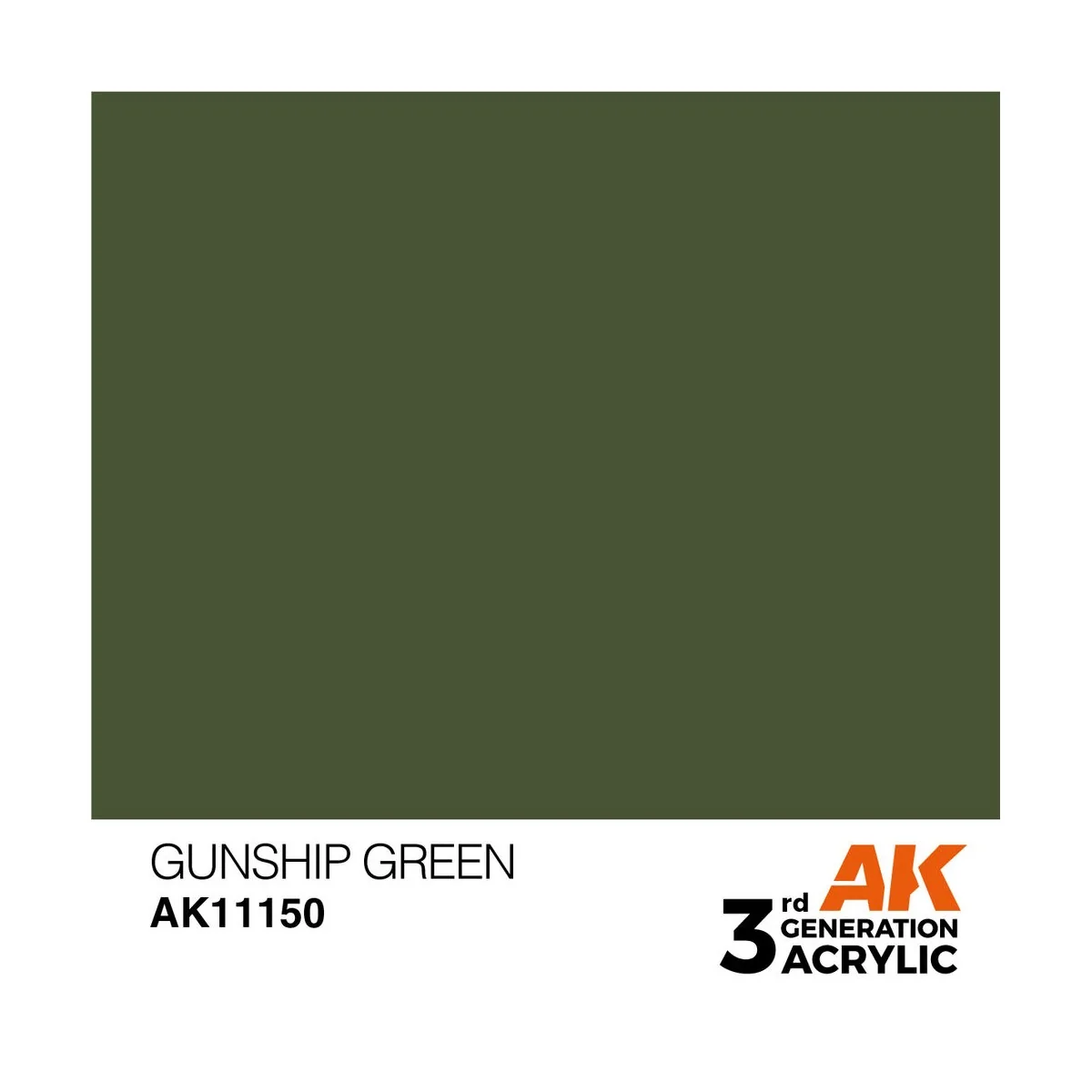 Gunship Green 17ml - AK Interactive AK11150 Gunship Green 17ml - AK Interactive AK11150