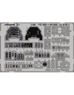 Ju 87B-1 for Airfix, 1/48 - Eduard Accessories FE800
