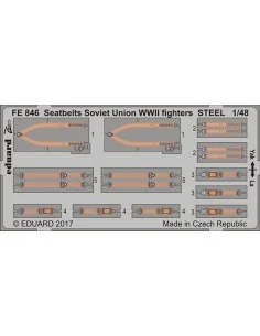 Seatbelts Soviet Union WW2 fighters STEE, 1/48 - Eduard Accessories...