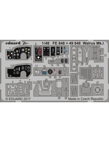 [NO_DESC] Walrus Mk.I for Airfix, 1/48 - Eduard Accessories FE848