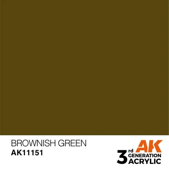 Brownish Green 17ml - AK Interactive AK11151 Brownish Green 17ml - AK Interactive AK11151