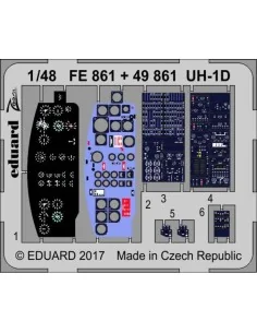 UH-1D for Kitty Hawk, 1/48 - Eduard Accessories FE861