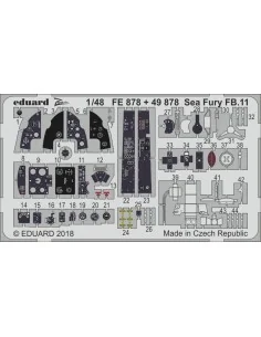 Sea Fury FB.11 for Airfix, 1/48 - Eduard Accessories FE878