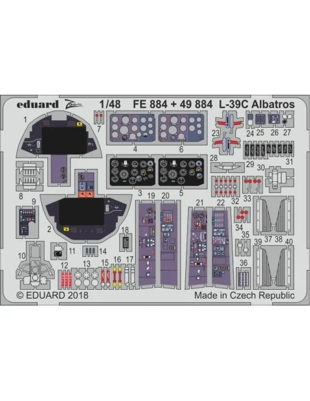 [NO_DESC] L-39C Albatros for Trumpeter, 1/48 - Eduard Accessories F...