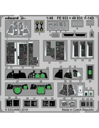 F-14D for Tamiya, 1/48 - Eduard Accessories FE933