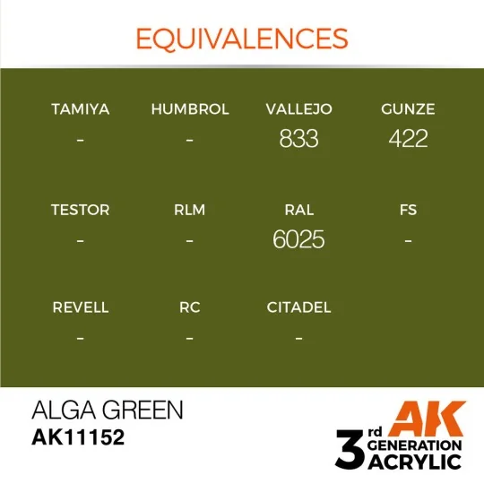 Alga Green 17ml - AK Interactive AK11152