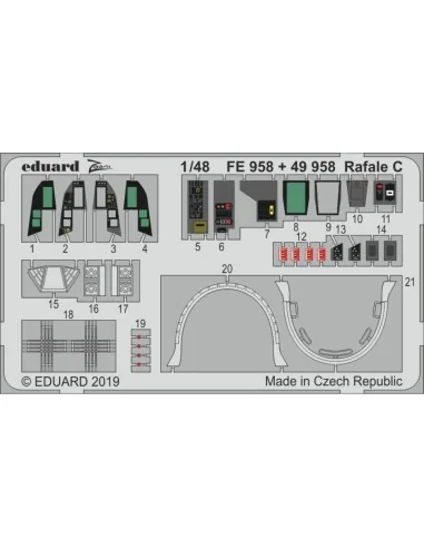 Rafale C for Revell, 1/48 - Eduard Accessories FE958