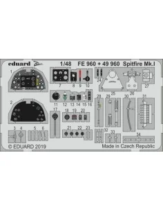 Spitfire Mk.I for Tamiya, 1/48 - Eduard Accessories FE960