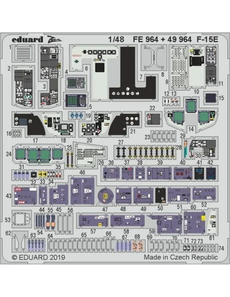 F-15E for Great Wall Hobby, 1/48 - Eduard Accessories FE964