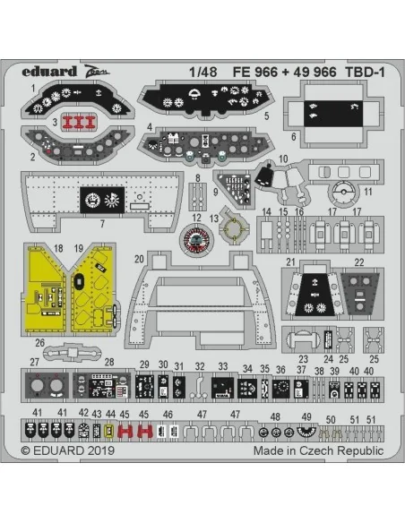 TBD-1 for Great Wall Hobby, 1/48 - Eduard Accessories FE966