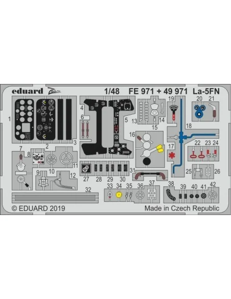 La-5FN for Zvezda, 1/48 - Eduard Accessories FE971