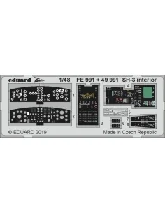 SH-3 interior for Hasegawa, 1/48 - Eduard Accessories FE991