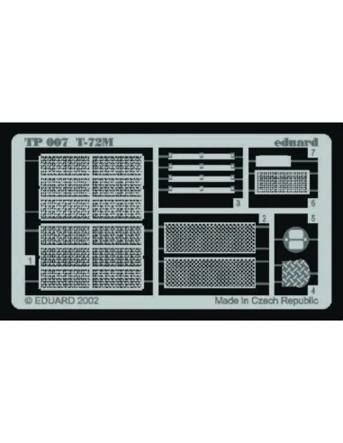 T-72M, 1/35 - Eduard Accessories TP007