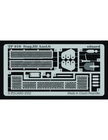 Stug.III Ausf. G, 1/35 - Eduard Accessories TP010