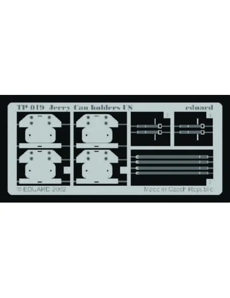 [NO_DESC] Jerry Can holders US, 1/35 - Eduard Accessories TP019