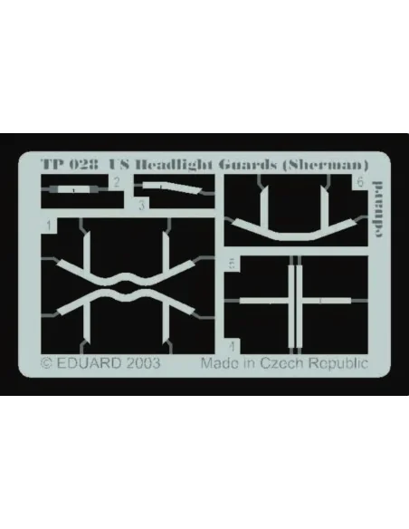 [NO_DESC] US Headlight Guards (Sherman), 1/35 - Eduard Accessories ...