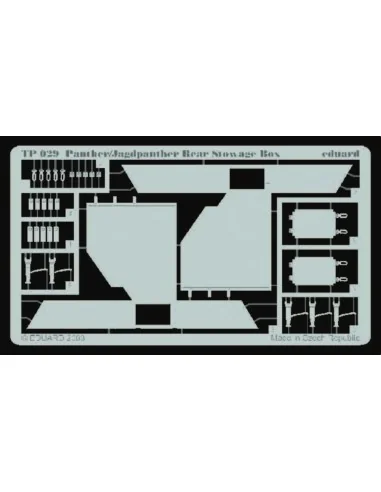 Panther/Jagdpanther Rear Stowage Box, 1/35 - Eduard Accessories TP029