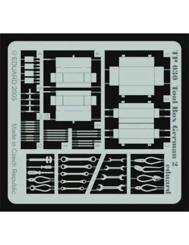 Tool Box German 2, 1/35 - Eduard Accessories TP030