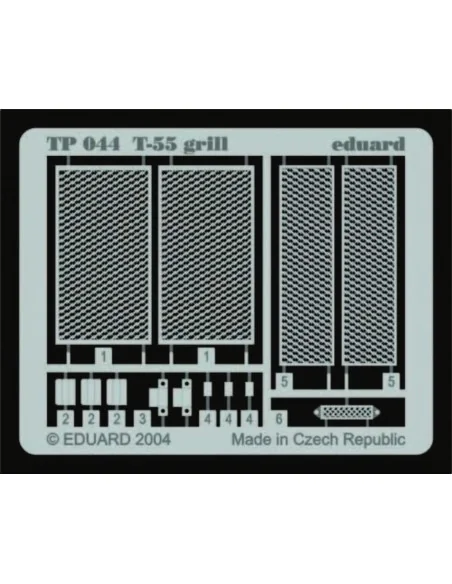 [NO_DESC] T-55 Grill, 1/35 - Eduard Accessories TP044