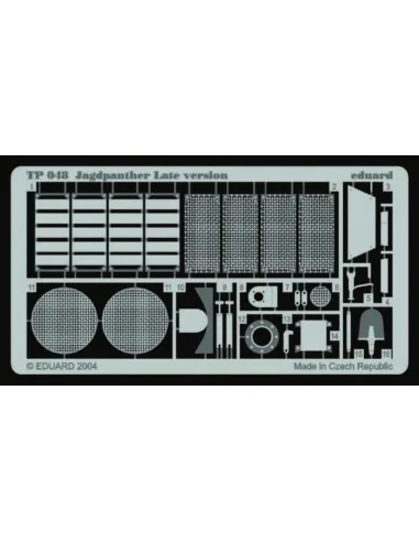Jagdpanther late vers., 1/35 - Eduard Accessories TP048