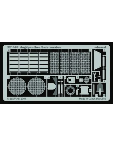 [NO_DESC] Jagdpanther late vers., 1/35 - Eduard Accessories TP048