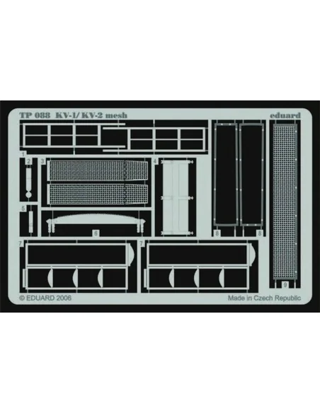 KV-1/KV-2 mesh early für Trumpeter Bausatz, 1/35 - Eduard Accessori...
