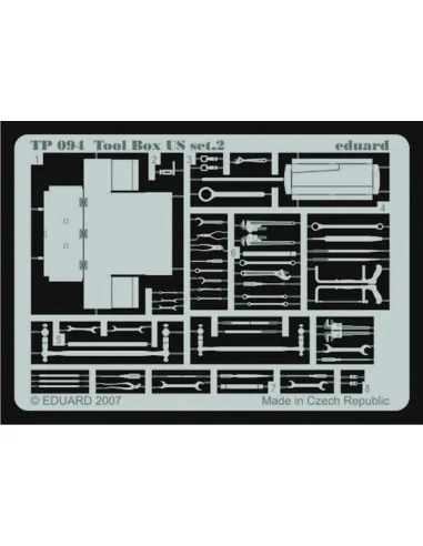 Tool Box US set.2, 1/35 - Eduard Accessories TP094