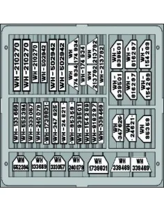 Kennzeichenschilder, deutsch, 1/35 - Eduard Accessories TP503
