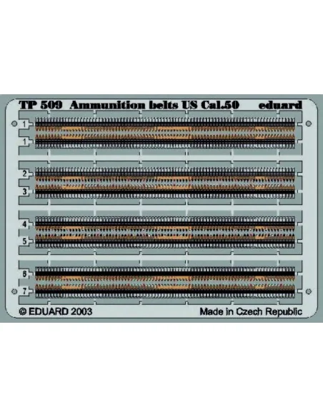 [NO_DESC] Ammunition belts US Cal.50, Coloriert., 1/35 - Eduard Acc...