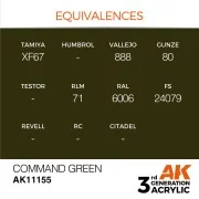 Command Green 17ml - AK Interactive AK11155 Command Green 17ml - AK Interactive AK11155