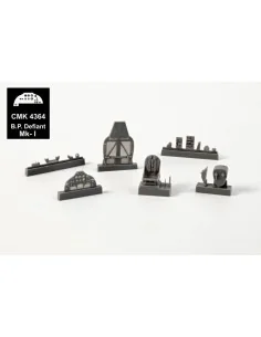 Defiant Pilot's Cockpit set, for Airfix, 1/48 - CMK 129-4364