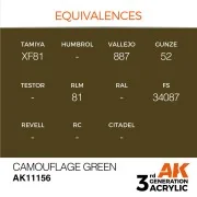 Camouflage Green 17ml - AK Interactive AK11156 Camouflage Green 17ml - AK Interactive AK11156