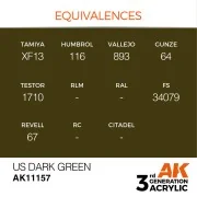 US Dark Green 17ml - AK Interactive AK11157