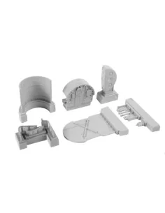 Tempest Fuselage Fuel and Oil Tanks, 1/48 - CMK 129-4394