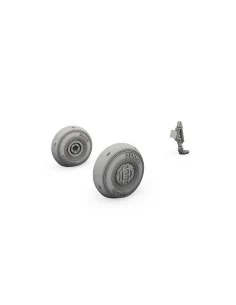 DH.82 Tiger Moth Mainwheels and Tailskid, 1/48 - CMK 129-4411