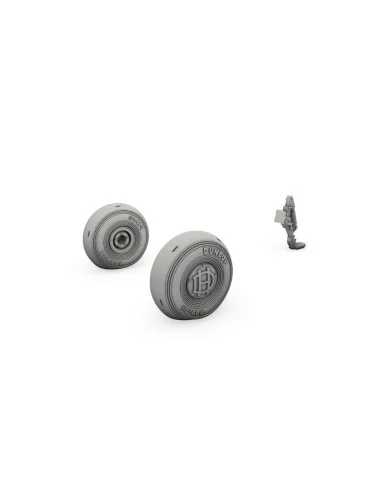 DH.82 Tiger Moth Mainwheels and Tailskid, 1/48 - CMK 129-4411