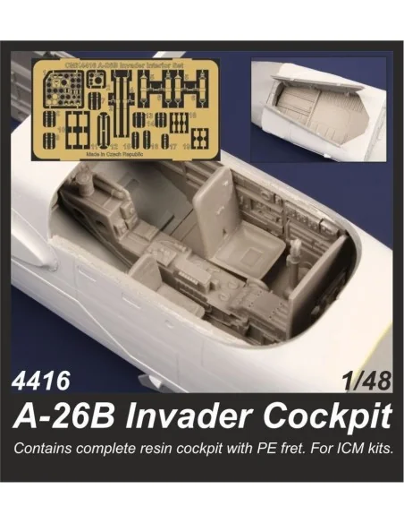 A-26B Invader Cockpit, 1/48 - CMK 129-4416