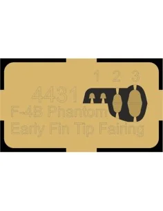 F-4B Phantom Early Fin Tip Fairing and Rudder (separate), 1/48 - CM... 2