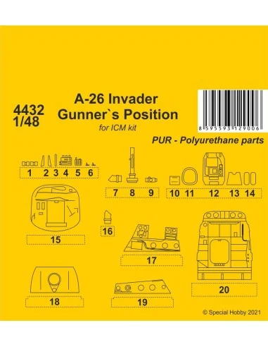[NO_DESC] A-26 Invader Gunner's Position, 1/48 - CMK 129-4432