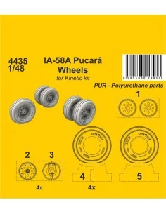 [NO_DESC] IA-58A Pucara Wheels (Kinetic kit), 1/48 - CMK 129-4435