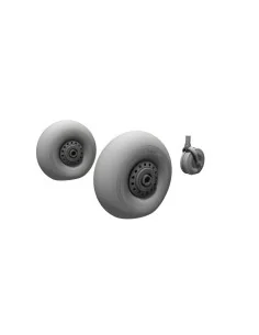 [NO_DESC] Lancaster Mk.I/III Mainwheels and Tailwheel w/Leg, 1/48 -...