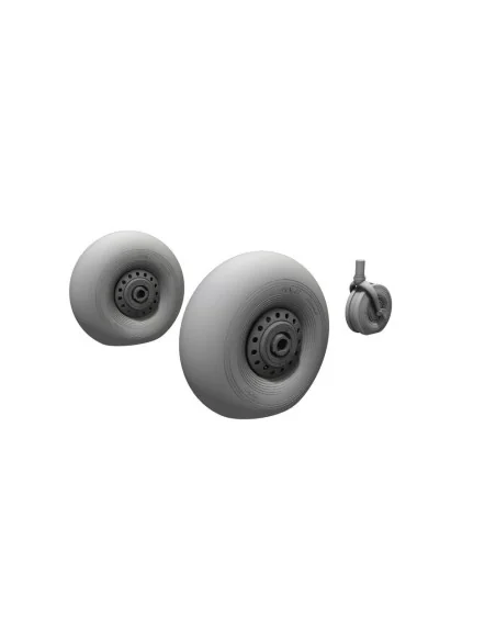 Lancaster Mk.I/III Mainwheels and Tailwheel w/Leg, 1/48 - CMK 129-4450