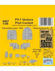 [NO_DESC] PV-1 Ventura Pilot Cockpit, 1/48 - CMK 129-4467